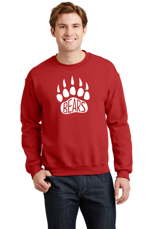 GES Bears Spirit Wear 2023-24 On-Demand-Unisex Crewneck Sweatshirt Paw Logo