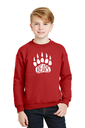 GES Bears Spirit Wear 2023-24 On-Demand-Unisex Crewneck Sweatshirt Paw Logo