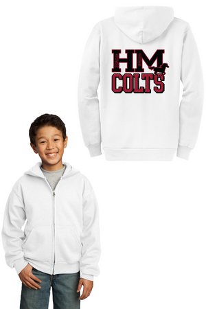 Horace Mann Spirit Wear 2023-24 On-Demand-Unisex Full-Zip Hooded Sweatshirt