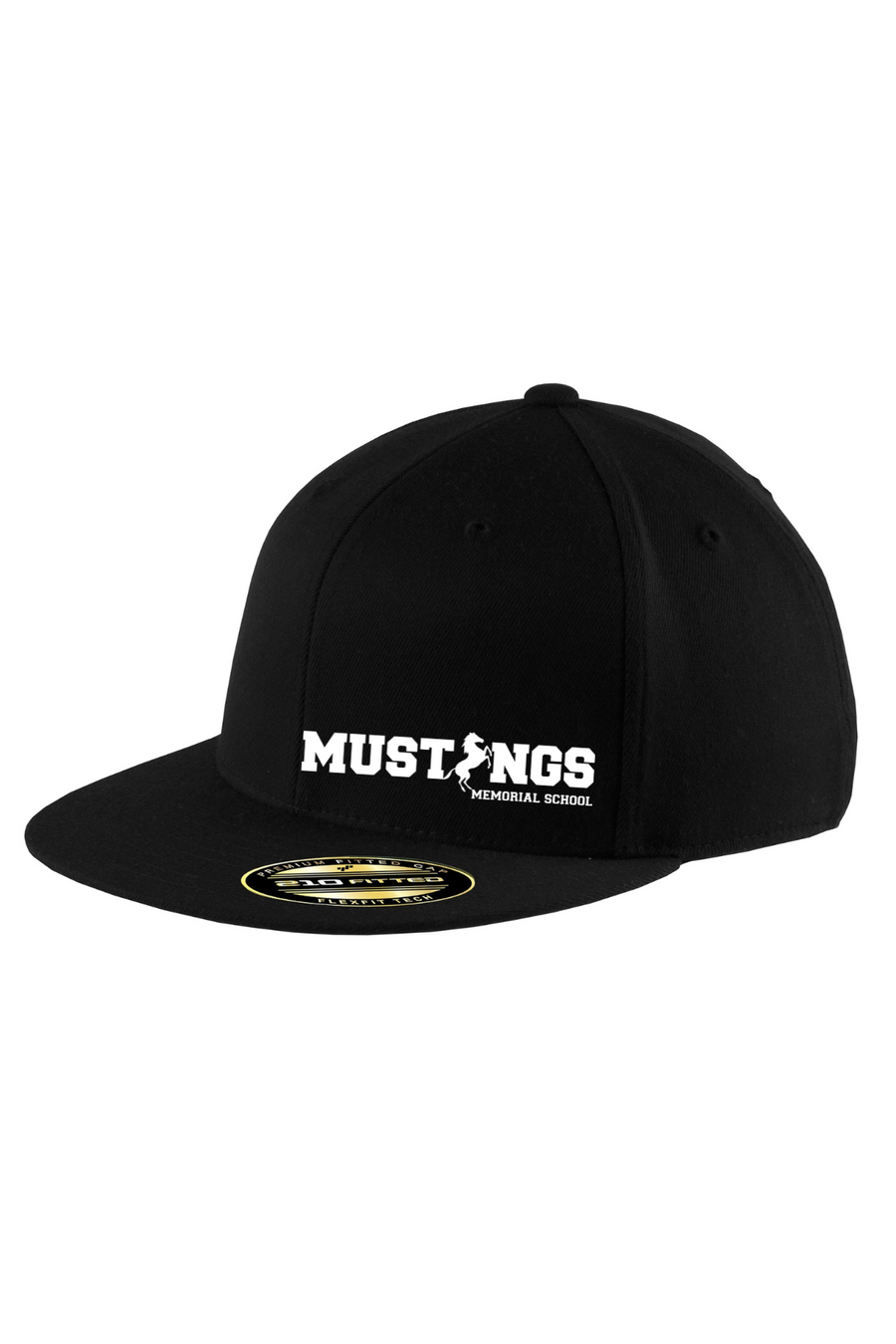 Memorial School Spirit Wear 2023/24 On-Demand-Port Authority Flexfit 210 Flat Bill Cap
