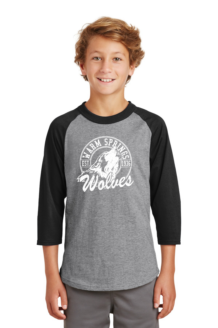 Warm Springs Elementary Spirit Wear 2023-24 On-Demand-Youth Unisex Baseball Tee