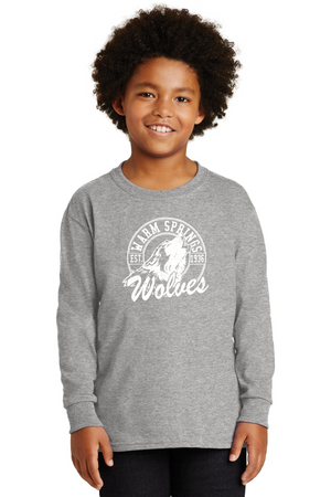 Warm Springs Elementary Spirit Wear 2023-24 On-Demand-Youth Unisex Port & Company Long Sleeve Shirt