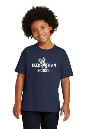 Deer Run Elementary Spirit Wear 2023-24 On-Demand-Unisex T-Shirt White Logo