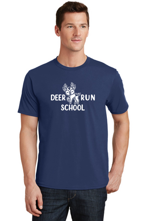 Deer Run Elementary Spirit Wear 2023-24 On-Demand-Premium Soft Unisex T-Shirt White Logo