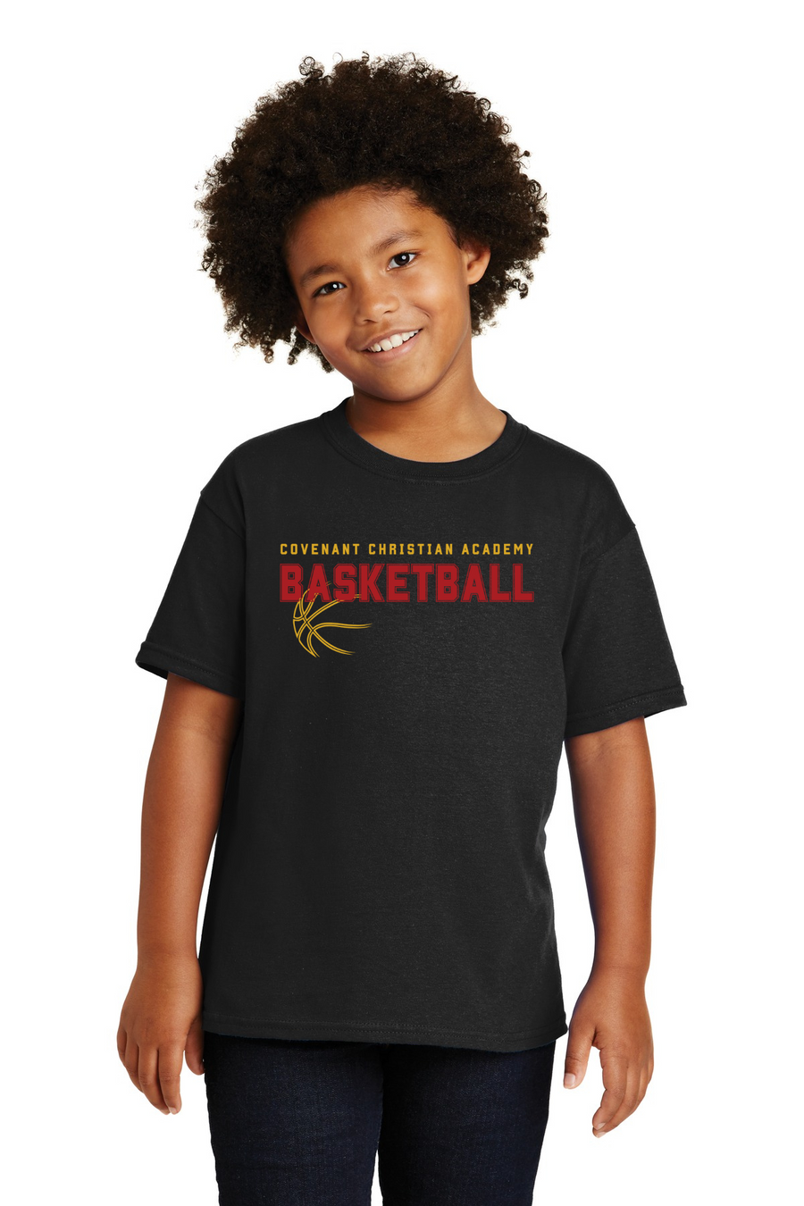 Covenant Christian Academy Spirit Wear 2023-24 On-Demand-Youth Unisex T-Shirt Basketball