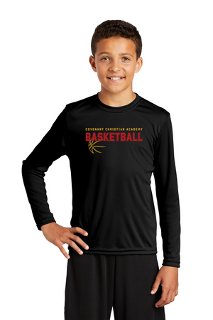 Covenant Christian Academy Spirit Wear 2023-24 On-Demand-Youth Unisex Dri-Fit Long Sleeve Tee Basketball