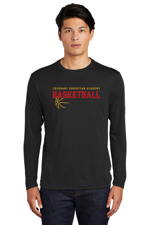 Covenant Christian Academy Spirit Wear 2023-24 On-Demand-Adult Unisex Dri-Fit Long Sleeve Tee Basketball