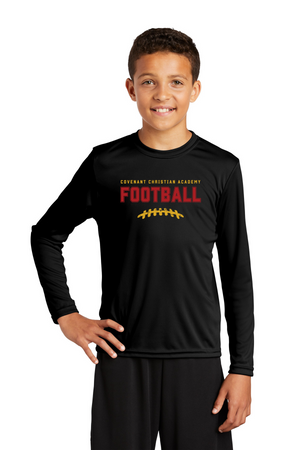 Covenant Christian Academy Spirit Wear 2023-24 On-Demand-Youth Unisex Dri-Fit Long Sleeve Tee Football