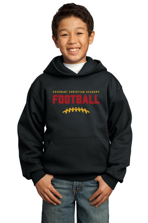 Covenant Christian Academy Spirit Wear 2023-24 On-Demand-Youth Unisex Port & Company Hoodie Football