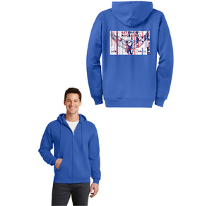 Literary Mag Club (Liberty Traditional) Spirit Wear 2023-24 On-Demand-Adult Unisex Full-Zip Hooded Sweatshirt