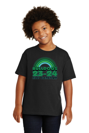 Niles Elementary Spirit Wear 2023-24 On-Demand-Youth Unisex T-Shirt Rainbow Logo