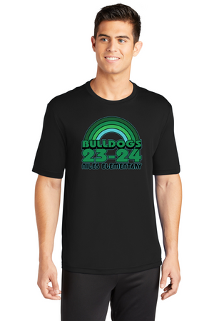 Niles Elementary Spirit Wear 2023-24 On-Demand-Adult Unisex Dri-Fit Shirt Rainbow Logo
