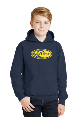 EGRA Waves Gear-Unisex Hoodie Center Chest Logo