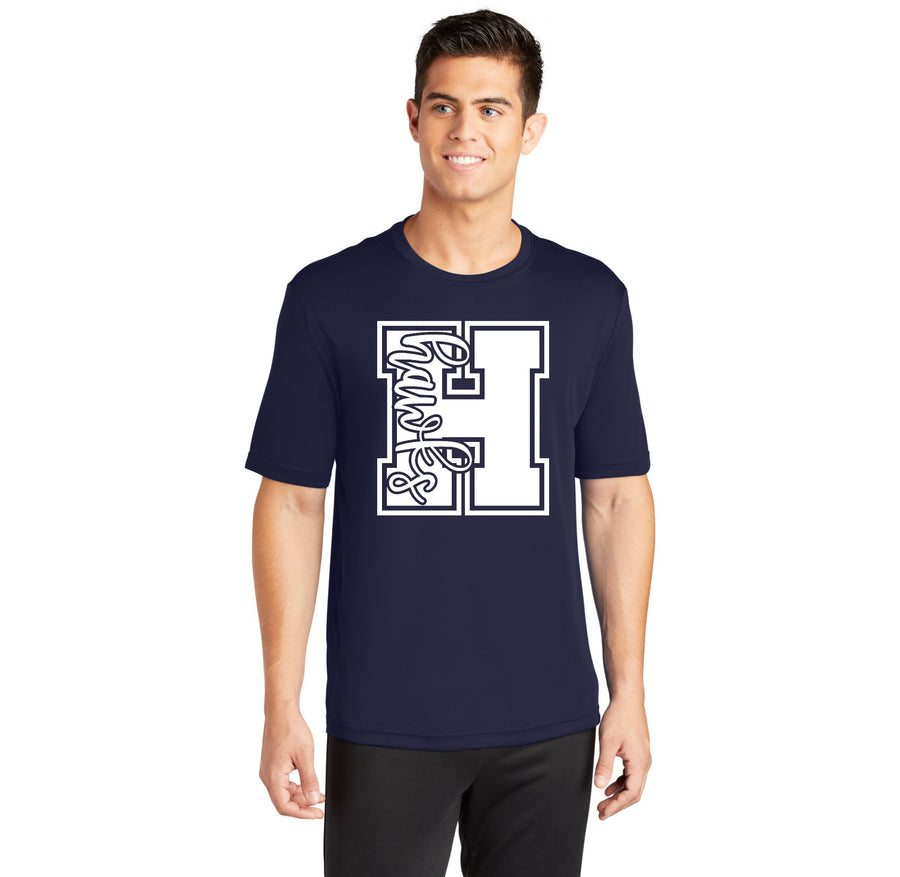 Harmony School Spirit Wear 2023-24 On-Demand-Adult Unisex Dri-Fit Shirt H Logo
