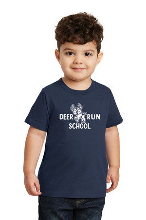 Deer Run Elementary Spirit Wear 2023-24 On-Demand-Toddler Port & Company Fan Favorite Tee White Logo