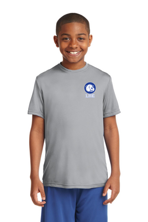 Loyal Heights Elementary Spirit Wear 2023-24 On-Demand-Youth dry-fit shirt Left Chest Logo