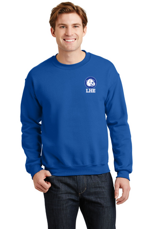 Loyal Heights Elementary Spirit Wear 2023-24 On-Demand-Unisex Crewneck Sweatshirt Left Chest Logo