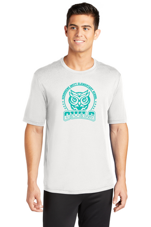 Mott Elementary Spirit Wear 2024 On-Demand-Adult Unisex dry-fit shirt Teal Owl Logo