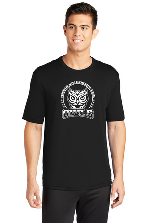 Mott Elementary Spirit Wear 2024 On-Demand-Adult Unisex dry-fit shirt White Owl Logo
