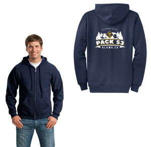 Pack 53 2023 On-Demand-Adult Unisex Full-Zip Hooded Sweatshirt