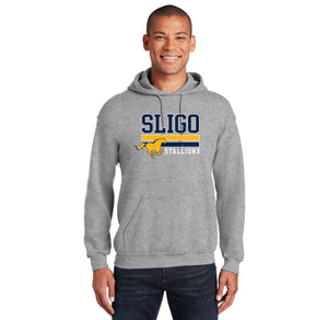Sligo Middle School 2023-24 Spirit Wear-Adult Unisex Hoodie Stripe Logo