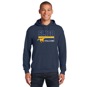 Sligo Middle School 2023-24 Spirit Wear-Adult Unisex Hoodie Stripe Logo