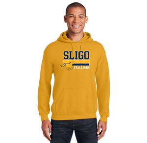 Sligo Middle School 2023-24 Spirit Wear-Adult Unisex Hoodie Stripe Logo