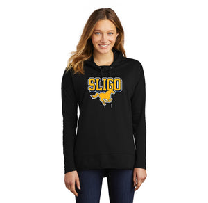 Sligo Middle School 2023-24 Spirit Wear-Womens Premium Featherweight French Terry Hoodie Stallion Logo