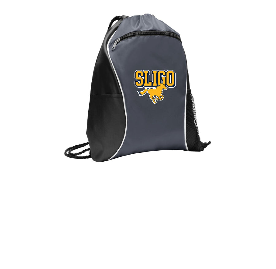 Sligo Middle School 2023-24 Spirit Wear-Port Authority Fast Break Cinch Pack Stallion Logo