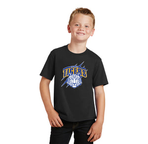 Harrison Elementary Spirit Wear 2023-24 On-Demand-Youth Unisex Fan Favorite Premium Tee Blue Tiger Logo