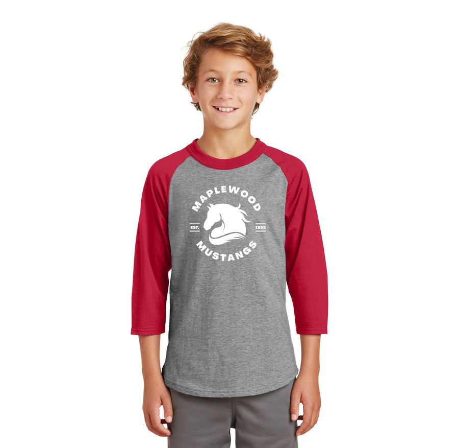 Maplewood Elementary Spirit Wear 2023-24 On-Demand-Youth Unisex Baseball Tee