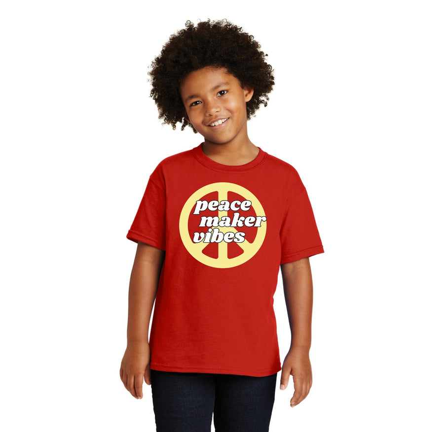 Maplewood Elementary Spirit Wear 2023-24 On-Demand-Unisex T-Shirt Peace Maker Vibes