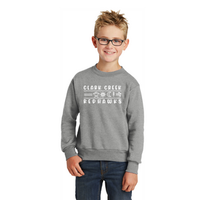 Clark Creek Spirit Wear 2023-24 On-Demand Store-Youth Unisex Crewneck Sweatshirt