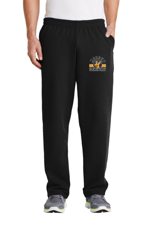 Moosup Elementary School Spirit Wear 2023-24 On-Demand Store-Unisex Sweatpants Orange Stripe