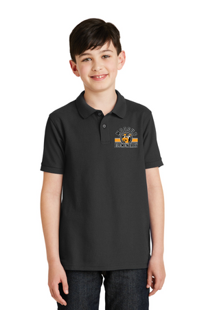Moosup Elementary School Spirit Wear 2023-24 On-Demand Store-Unisex Polo Orange Stripe