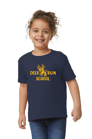 Deer Run Elementary Spirit Wear 2023-24 On-Demand-Toddler Unisex T-Shirt Yellow Logo