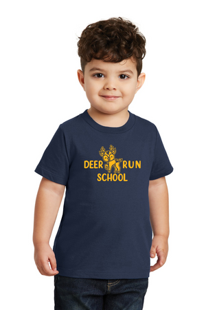 Deer Run Elementary Spirit Wear 2023-24 On-Demand-Toddler Port & Company Fan Favorite Tee Yellow Logo