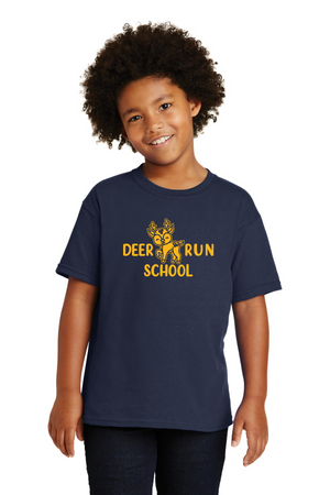 Deer Run Elementary Spirit Wear 2023-24 On-Demand-Unisex T-Shirt Yellow Logo