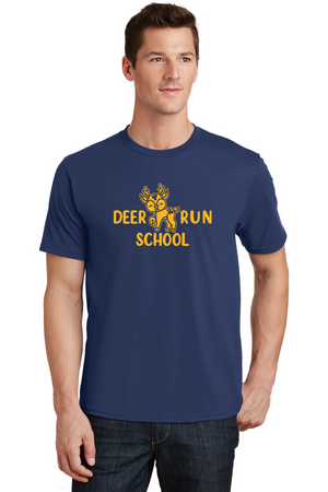 Deer Run Elementary Spirit Wear 2023-24 On-Demand-Premium Soft Unisex T-Shirt Yellow Logo