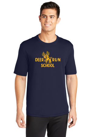 Deer Run Elementary Spirit Wear 2023-24 On-Demand-Adult Unisex Dri-Fit Shirt Yellow Logo