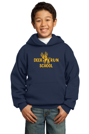 Deer Run Elementary Spirit Wear 2023-24 On-Demand-Unisex Hoodie Yellow Logo