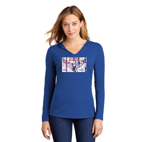 Literary Mag Club (Liberty Traditional) Spirit Wear 2023-24 On-Demand-Women's District Perfect Tri Long Sleeve Hoodie