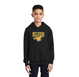 Sligo Middle School 2023-24 Spirit Wear-Youth Unisex Hoodie Stallion Logo