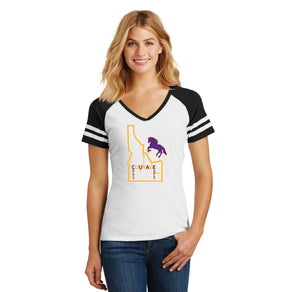Eagle MS Student Design Flash Sale 23-24-Women's Premium Game V-Neck Tee
