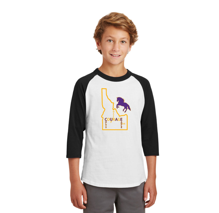 Eagle MS Student Design Flash Sale 23-24-Youth Unisex Baseball Tee