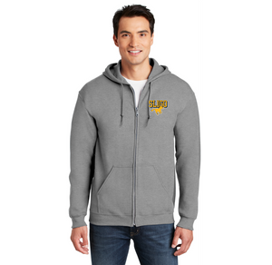 Sligo Middle School 2023-24 Spirit Wear-Adult Unisex Full-Zip Hooded Sweatshirt Stallion Logo