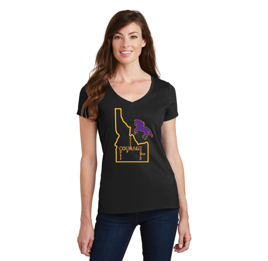 Eagle MS Student Design Flash Sale 23-24-Women's Fan Favorite V-Neck Tee