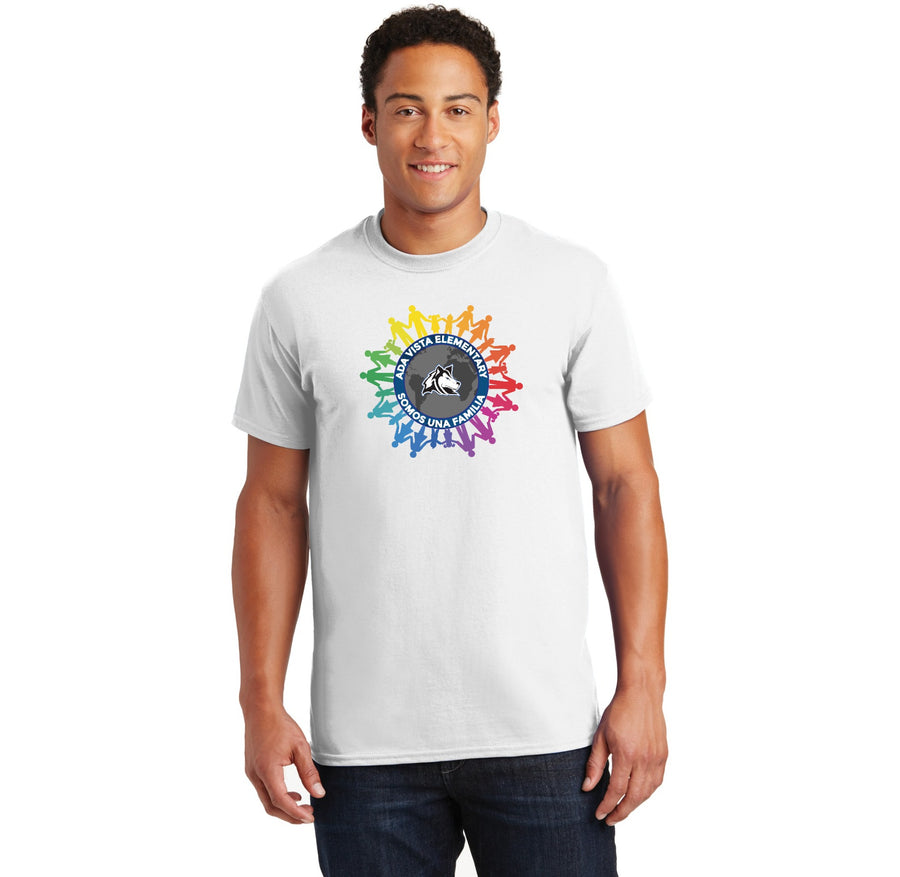 Ada Vista Elementary Spirit Wear 2023-24 On-Demand Store-Adult Unisex T-Shirt School Logo