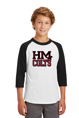 Horace Mann Spirit Wear 2023-24 On-Demand-Youth Unisex Baseball Tee