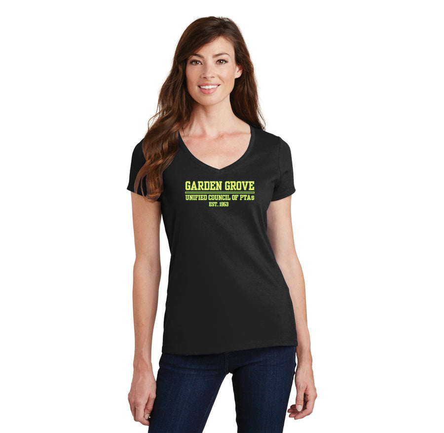 Garden Grove Unified Council PTA On-Demand-Women's Fan Favorite V-Neck Tee